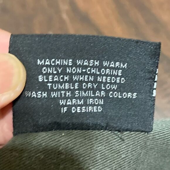 LEE green button down long sleeve shirt XL GUC - Picture 4 of 8